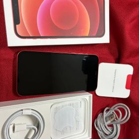 Apple iPhone 12 本体 レッド 美品 SIMフリー