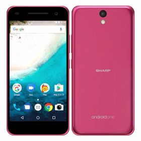 【中古】【安心保証】 Android One S1[16GB] Y!mobile ピンク