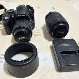 Nikon D3300 ダブルズームレンズキット 一眼レフカメラ 付属品あり