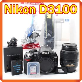 Nikon D3100 一眼レフカメラ スマホ転送 ニコン シングルレンズセット