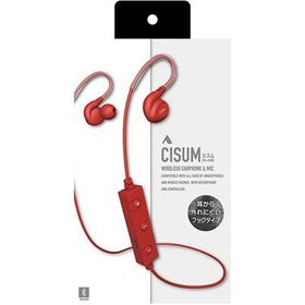 ALPEX Bluetoothイヤホン BTE-A2000 Red Headphone/Earphone