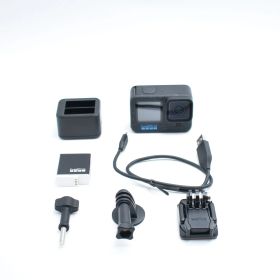 B#12649 GoPro HERO12 Black アクションカメラ 5.3K/60fps + 4K120fps 対応 防水 HDRビデオ 8倍スローモーション 低温環境下でもパフォーマンス向上 長時間駆動の 1720mAh バッテリー CHDHX-12