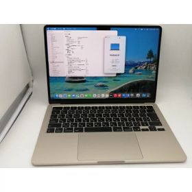 【中古】Apple MacBook Air 13インチ (M4,2025) M4(CPU:10C/GPU:8C) 16GB/256GB スターライト MW0Y3J/A【なんば】保証期間1ヶ月【ランクA】