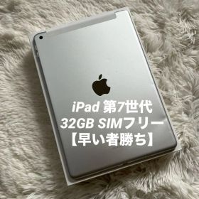 【完動品】iPad 第7世代 32GB SIMフリー 【すぐ発送】