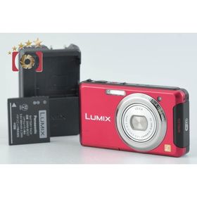 【中古】Panasonic パナソニック LUMIX DMC-FX90 レッド コンパクトデジタルカメラ