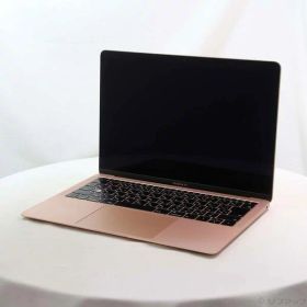 【中古】Apple(アップル) MacBook Air 13.3-inch Late-2018 MREF2J／A Core_i5 1.6GHz 8GB SSD256GB ゴールド 〔10.15 Catalina〕 【348-ud】