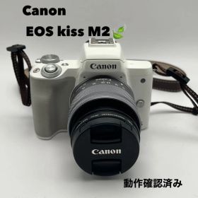 【動作確認済み】Canon EOS Kiss M2 ホワイト 付属品付き