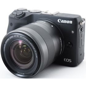 キヤノン ミラーレス CANON EOS M3 レンズキット ブラック 中古 美品 Wi-Fi搭載 新品SDカード付き 届いてすぐに使える スマホに送れる 動画撮影 長期保証