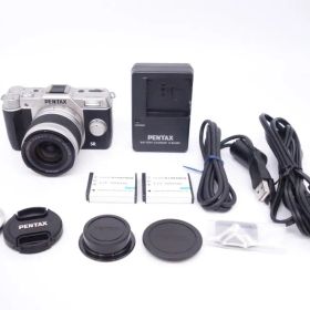 【美品】PENTAX ペンタックス Q10 ズームレンズキット [ 02 STANDARD ZOOM] シルバー [W2606005A]