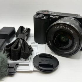美品：SONY VLOGカメラ ZV-E10L パワーズームレンズセット