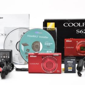ニコン COOLPIX S6200 コンパクトデジタルカメラ レッド Nikon