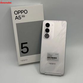 OPPO A5 5G 128GB ホワイト OPG06 UQmobile版SIMフリー 新品同様