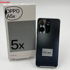 爆速発送OPPO A5x 128GB ブルー CPH2725 ストア版SIMフリー 新品同様