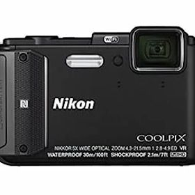 【中古】（非常に良い）Nikon デジタルカメラ COOLPIX AW130 ブラック BK