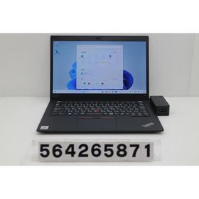 ノートパソコン Lenovo ThinkPad X13 Gen1 Core i5 10210U 1.6GHz/8GB/256GB(SSD)/13.3W/FHD(1920x1080)/Win11 キー文字消えあり