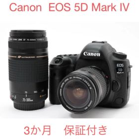 保証付き/Canon EOS 5D Mark IV/標準&望遠ダブルレンズセット