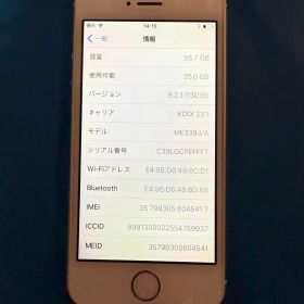 Apple iPhone 5s 本体 シルバー