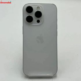 【中古】iPhone16 Pro 128GB ホワイトチタニウム MYMW3J/A AU版SIMフリー
