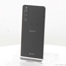 (中古)SONY Xperia 10 IV 128GB ブラック SO-52C docomo SIMフリー(368-ud)