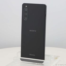 (中古)SONY Xperia 10 IV 128GB ブラック SO-52C docomo SIMフリー(258-ud)