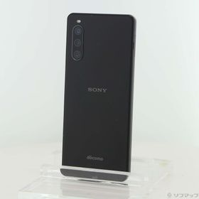 (中古)SONY Xperia 10 IV 128GB ブラック SO-52C docomo SIMフリー(198-ud)