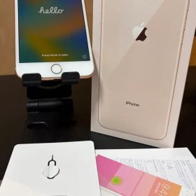iPhone8plus ゴールド 128GB 本体 SIMフリー 箱付き