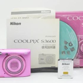 【E3006】 NIkon COOLPIX S3600 ニコン クールピクス