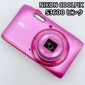 NIKON COOLPIX S3600 ピンク オールド コンデジ クールピクス