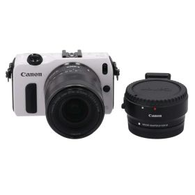 Canon ミラーレス一眼 レンズセット EOS M 18-55mm ﾚﾝｽﾞｾｯﾄ Bランク 24