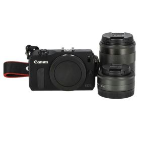 CANON ミラーレス一眼カメラ EOS Mﾀﾞﾌﾞﾙﾚﾝｽﾞｷｯﾄ ABランク 78