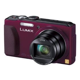 【中古】Panasonic デジタルカメラ ルミックス TZ40 光学20倍 レッド DMC-TZ40-R