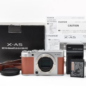 富士フイルム X-A5 ミラーレスデジタルカメラボディ ブラウンFujifilm