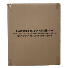 SwitchBot ロボット 掃除機 K10+ W3011020 JP スイッチボット 自動ゴミ収集 水拭き 小型 家電 未使用 O11353865