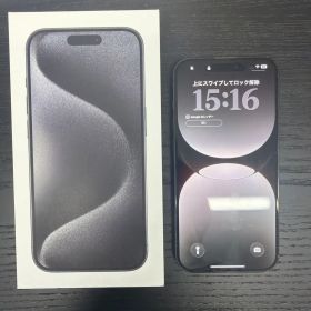 iPhone 15 Pro 128GB ブラックチタニウム