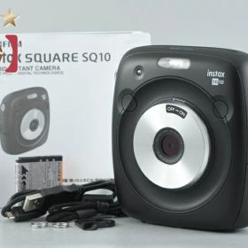 【中古】FUJIFILM 富士フイルム instax SQUARE SQ10 ブラック インスタントカメラ