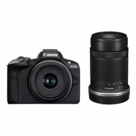 【新品】キヤノン EOS R50 ダブルズームキット ブラック【選べる5年間延長保証対象(別料金)】
