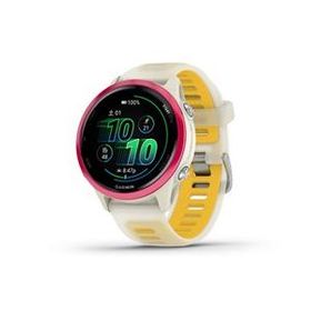 ★ガーミン Forerunner 570 010-02970-32 Raspberry/Mango 42mm AMOLED搭載 音声操作 音楽再生 GPSスマートウォッチ【国内正規流通品】