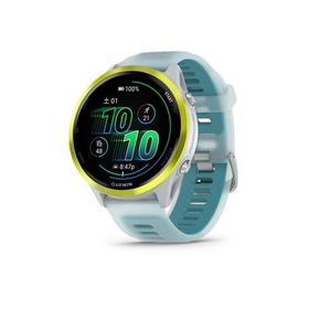 ガーミン（GARMIN）（メンズ、レディース）ランニングGPSウォッチ Forerunner 570 47mm WhiteYellow 010-02971-31