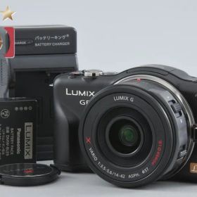 【中古】Panasonic パナソニック LUMIX DMC-GF3 エスプリブラック 電動ズームレンズキット シャッター回数僅少