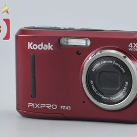 【中古】KODAK コダック PIXPRO FZ43 レッド コンパクトデジタルカメラ