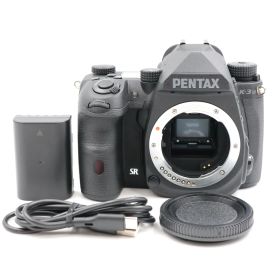 ■シャッター数3491枚！新品同様■ PENTAX K-3 Mark III モノクローム デジタル一眼レフカメラ Monochrome ペンタックス
