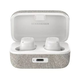 【中古】 ゼンハイザー Sennheiser ワイヤレスイヤホン bluetooth MOMENTUM True Wireless 3 ホワイト 本社開発高性能シングルダイナミックドライバー 低遅延 aptX Adaptive マルチポイント ノイキャン 外音取込 Bluetooth 5.2 +Class1 途切れにくい Qi充電 通話 【