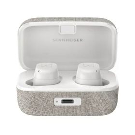 【中古】（新古品） ゼンハイザー Sennheiser ワイヤレスイヤホン bluetooth MOMENTUM True Wireless 3 ホワイト 本社開発高性能シングルダイナミックドライバー 低遅延 aptX Adaptive マルチポイント ノイキャン 外音取込 Bluetooth 5.2 +Class1 途切れにくい Qi充