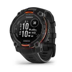 ガーミン（GARMIN）（メンズ、レディース）腕時計 Instinct 3 Dual Power 45mm タフネスGPSウォッチ 010-02934-30 防水 黒