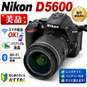 【美品】Nikon D5600 AF-P18-55VR ショット数8257枚