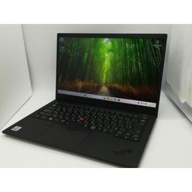 【中古】Lenovo ThinkPad X1 Carbon Gen 8 20UAS00J00 ブラック【新橋烏森通り】保証期間１ヶ月【ランクC】