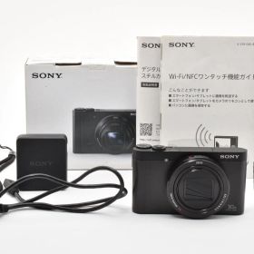 ■ 美品 ■ ソニー SONY Cyber-shot DSC-WX500 ブラック 《動作確認済・元箱・説明書・充電器・バッテリー・ストラップ付》 #A1347