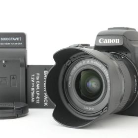 【美品 シャッターカウント49000回以下】CANON EOS Kiss M EF-M 15-45mm F3.5-6.3 IS STM キャノン ミラーレス一眼レフ EF-TN-JP2517