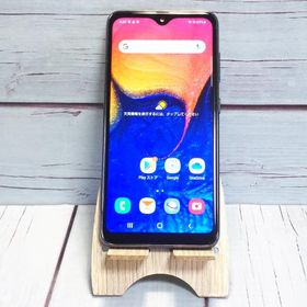 au Galaxy A20 SCV46 Black 本体 白ロム SIMロック解除済み SIMフリー B423766