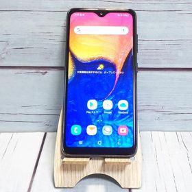 au Galaxy A20 SCV46 Black 本体 白ロム SIMロック解除済み SIMフリー B659194